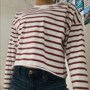 STRIPED LONG SLEEVE M